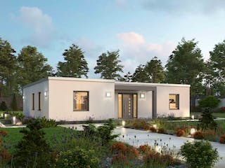 Massivhaus BGL 121/120 von SCHIEREN Hauskonzepte, Bungalow Außenansicht 3