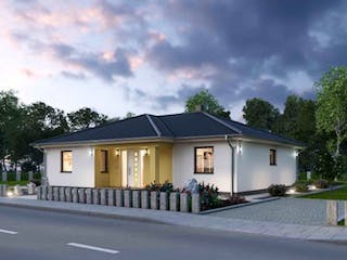 Massivhaus BGL 121/120 von SCHIEREN Hauskonzepte, Bungalow Außenansicht 2