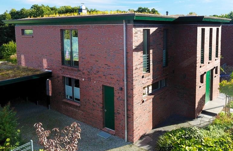 Massivhaus BLICKFANG von Kagebau, Stadtvilla Außenansicht 1