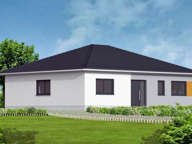 Massivhaus Bungalow 2 von Massive Wohnbau, Bungalow Außenansicht 1