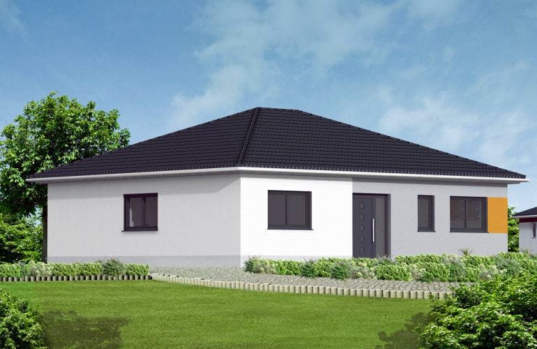 Massivhaus Bungalow 2 von Massive Wohnbau, Bungalow Außenansicht 1