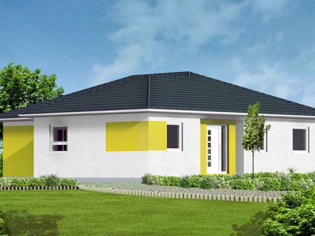 Massivhaus Bungalow 3 von Massive Wohnbau, Bungalow Außenansicht 1