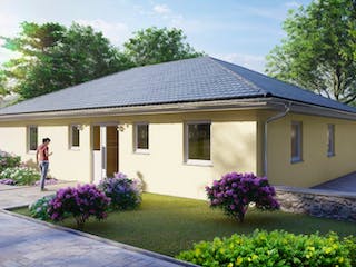 Massivhaus Bungalow ARENDSEE von Aktuell Bau, Bungalow Außenansicht 1