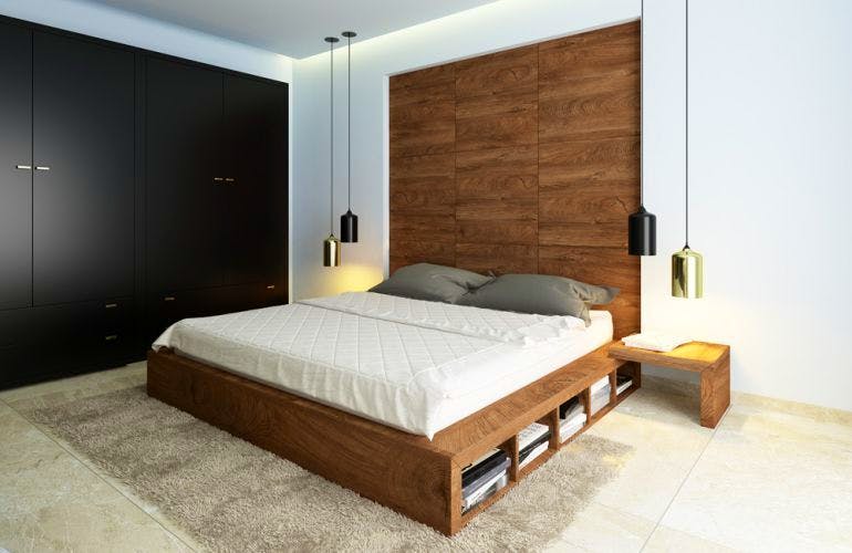 Massivhaus Bungalow BL 115 Variante K von Baudirekt, Innenansicht 1