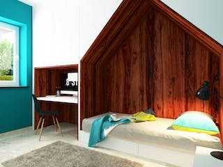 Massivhaus Bungalow BL 115 Variante K von Baudirekt, Innenansicht 9