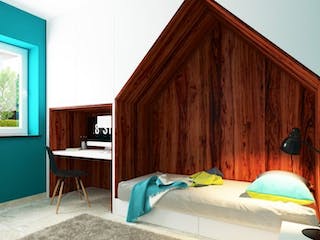 Massivhaus Bungalow BL 115 Variante T von Baudirekt,  Innenansicht 9