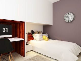 Massivhaus Bungalow BL 115 Variante T von Baudirekt,  Innenansicht 3