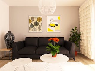 Massivhaus Bungalow BL 95 Variante K von Baudirekt, Bungalow Innenansicht 6