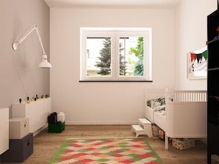 Massivhaus Bungalow BL 95 Variante T von Baudirekt, Bungalow Innenansicht 10