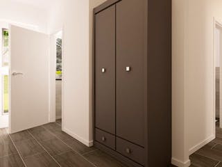 Massivhaus Bungalow BL 95 Variante T von Baudirekt, Bungalow Innenansicht 7