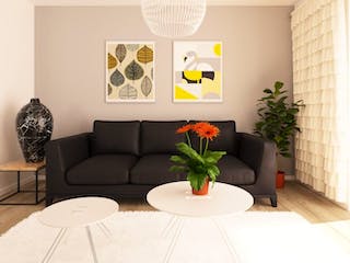 Massivhaus Bungalow BL 95 Variante T von Baudirekt, Bungalow Innenansicht 4