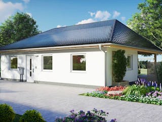 Massivhaus Bungalow FALKENSEE von Aktuell Bau, Bungalow Außenansicht 1