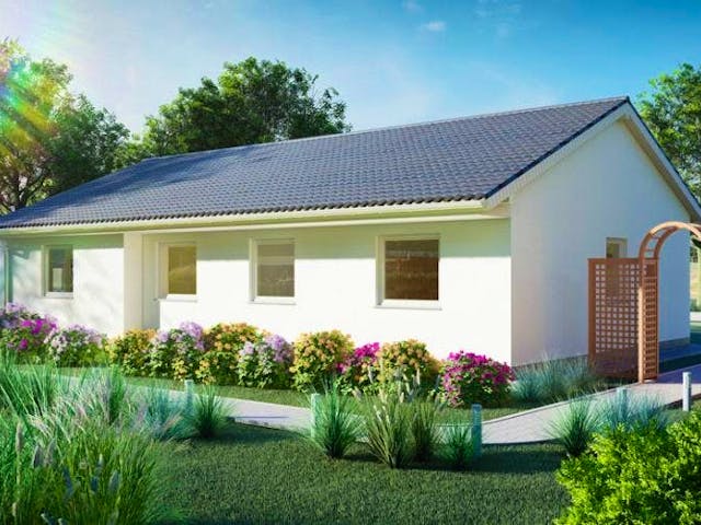 Massivhaus Bungalow GOSLAR von Aktuell Bau, Bungalow Außenansicht 1