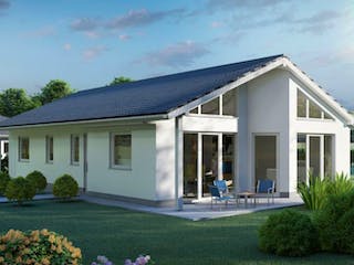 Massivhaus Bungalow GOSLAR von Aktuell Bau, Bungalow Außenansicht 2