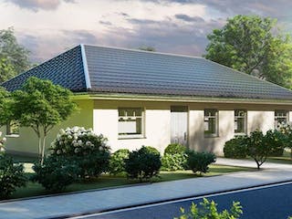 Massivhaus Bungalow PARADIES von Aktuell Bau, Bungalow Außenansicht 1