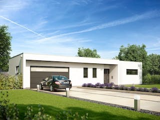 Massivhaus BUNGALOW PUREA von Kern-Haus Chemnitz Schlüsselfertig ab 472900€, Bungalow Außenansicht 2 Massivhaus BUNGALOW PUREA von Kern-Haus Chemnitz Schlüsselfertig ab 472900€, Bungalow Außenansicht 2