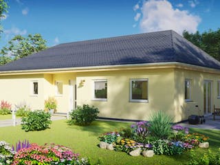 Massivhaus Bungalow PYRMONT von Aktuell Bau, Bungalow Außenansicht 2