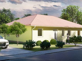 Massivhaus Bungalow SALZWEDEL von Aktuell Bau, Bungalow Außenansicht 2