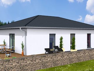 Massivhaus Bungalow VITA 95 WD von Wäller-Haus Schlüsselfertig ab 239900€, Bungalow Außenansicht 4