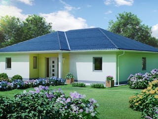 Massivhaus Bungalow WERNIGERODE von Aktuell Bau, Bungalow Außenansicht 1