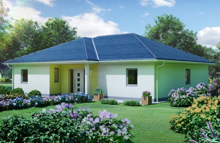 Massivhaus Bungalow WERNIGERODE von Aktuell Bau, Bungalow Außenansicht 1