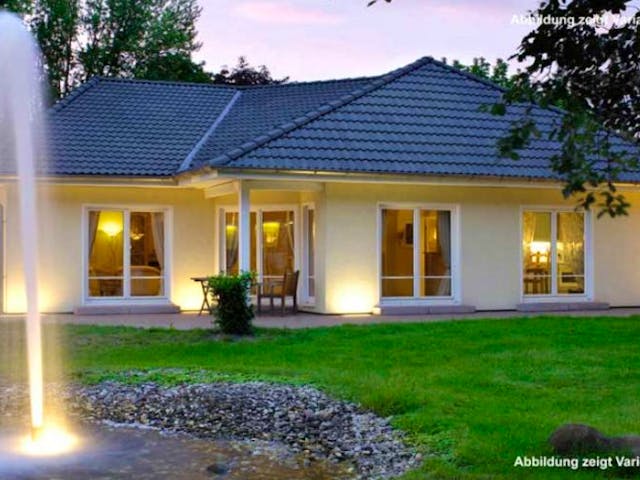 Massivhaus Bungalow Wolfenbüttel von Elmbau, Bungalow Außenansicht 1 Massivhaus Bungalow Wolfenbüttel von Elmbau, Bungalow Außenansicht 1