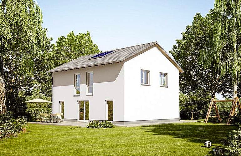Massivhaus Calvus 633 von Heinz von Heiden Schlüsselfertig ab 248474€, Außenansicht 2