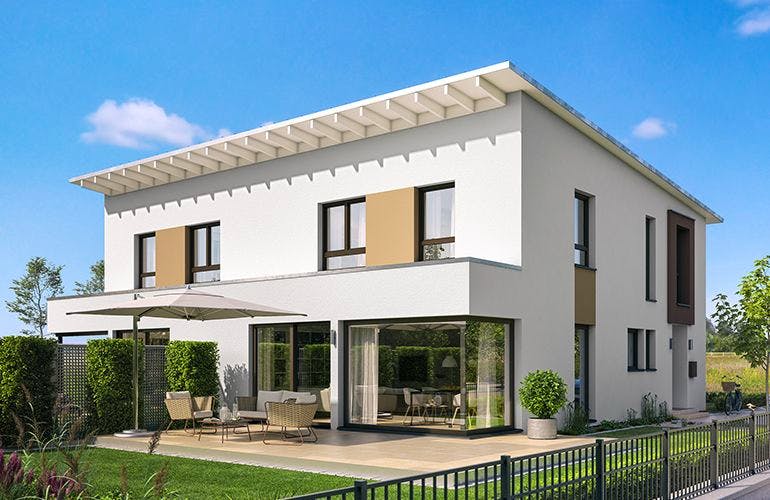 Fertighaus CELEBRATION 139 V4 L von Bien-Zenker Schlüsselfertig ab 316885€, Außenansicht 1