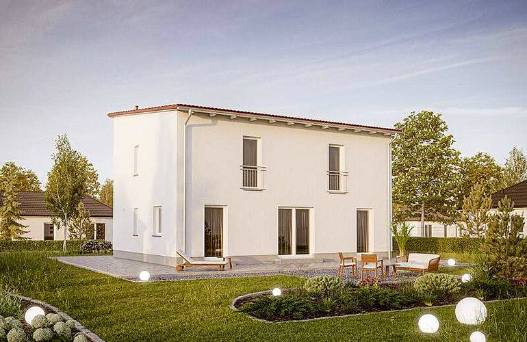 Massivhaus Cirro 632 von Heinz von Heiden Schlüsselfertig ab 260747€, Außenansicht 1