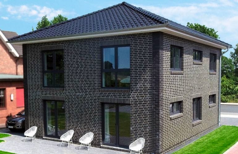 Massivhaus CITY XL von Kagebau, Stadtvilla Außenansicht 1