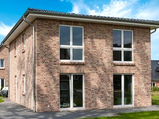 Massivhaus CITY von Kagebau, Stadtvilla Außenansicht 3