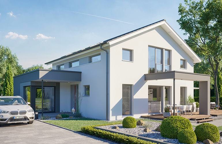 Fertighaus CONCEPT-M 169 Fellbach von Bien-Zenker, Außenansicht 2
