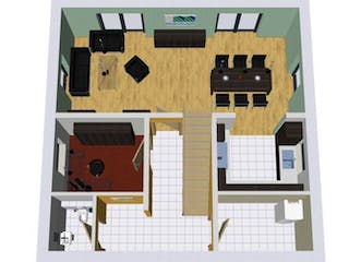 Massivhaus CUBUS 125 FD von Wäller-Haus Schlüsselfertig ab 272900€, Grundriss 2