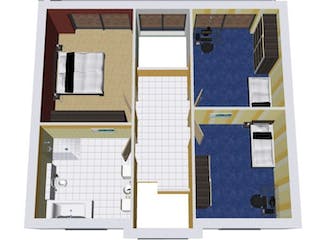 Massivhaus CUBUS 160 FD von Wäller-Haus Schlüsselfertig ab 329900€,  Grundriss 1
