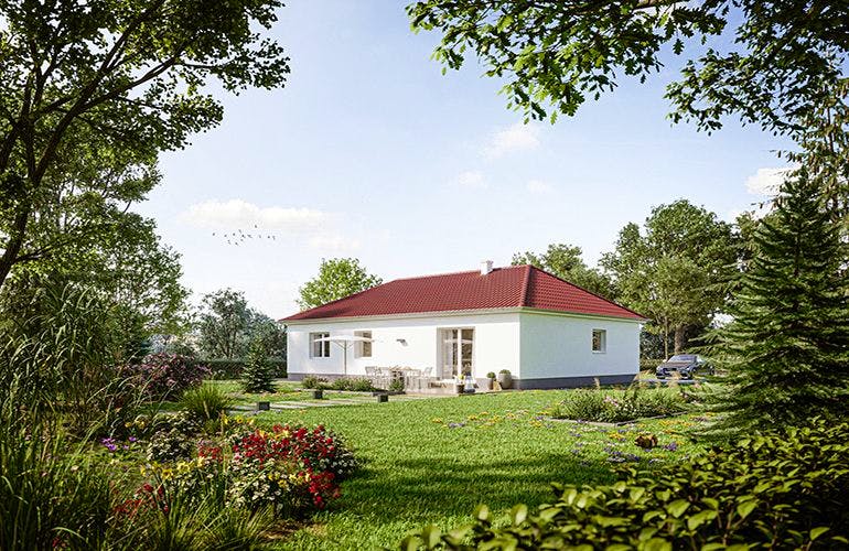 Massivhaus Der Unveränderliche B76 von Heinz von Heiden, Bungalow Außenansicht 1