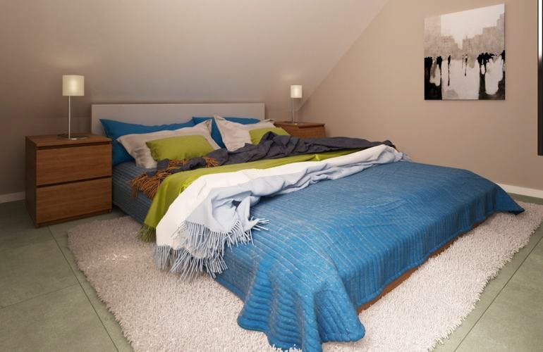 Massivhaus Doppelhaus DH 120 Basis von Baudirekt, Innenansicht 1