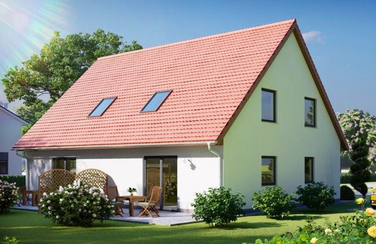 Massivhaus Doppelhaus DOMIZIL von Aktuell Bau, Außenansicht 2