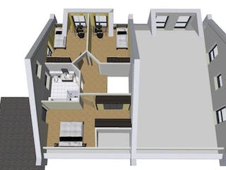 Massivhaus Doppelhaus TWIN 110 SD von Wäller-Haus Schlüsselfertig ab 249900€,  Grundriss 1