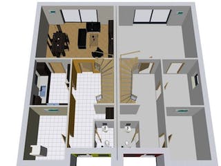 Massivhaus Doppelhaus Twin 150 SD von Wäller-Haus Schlüsselfertig ab 319900€,  Grundriss 3