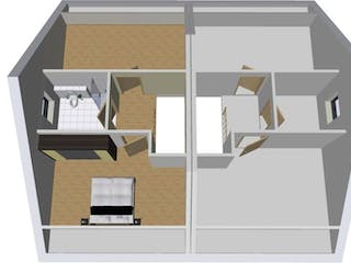 Massivhaus Doppelhaus Twin 150 SD von Wäller-Haus Schlüsselfertig ab 319900€,  Grundriss 2