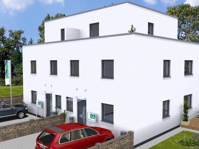 Massivhaus Doppelhaus TWIN 165 FD von Wäller-Haus Schlüsselfertig ab 249900€,  Außenansicht 3
