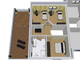 Massivhaus Doppelhaus TWIN 170 FD von Wäller-Haus Schlüsselfertig ab 294900€,  Grundriss 2