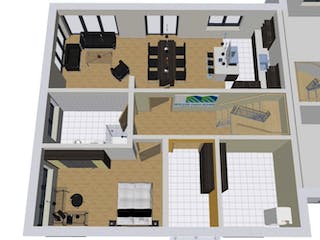 Massivhaus Doppelhaus TWIN 170 FD von Wäller-Haus Schlüsselfertig ab 294900€,  Grundriss 1