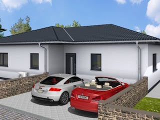 Massivhaus DUO 140 WB / Einliegerwohnung von Wäller-Haus Schlüsselfertig ab 329900€,  Außenansicht 2