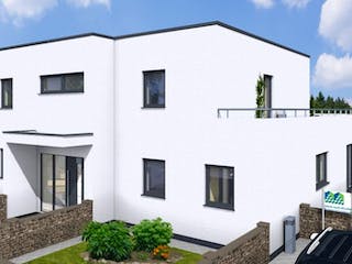 Massivhaus DUO 240 FD DT von Wäller-Haus Schlüsselfertig ab 449900€, Cubushaus Außenansicht 1