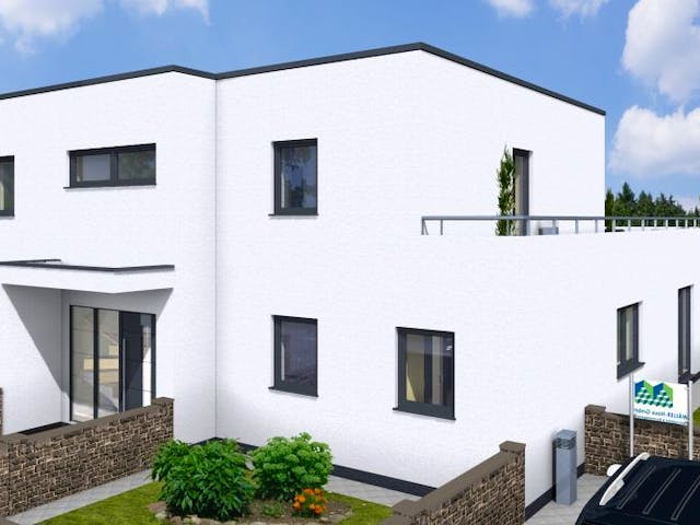Massivhaus DUO 240 FD/DT von Wäller-Haus Schlüsselfertig ab 449900€,  Außenansicht 2