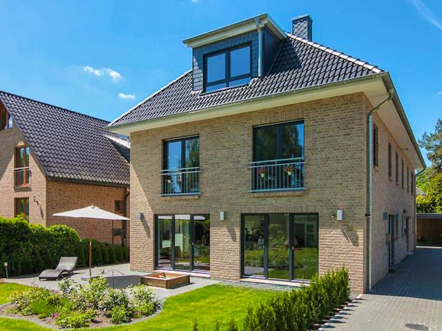 Massivhaus Duo Stadtvilla 130 von ECO System HAUS Schlüsselfertig ab 292600€, Stadtvilla Außenansicht 3