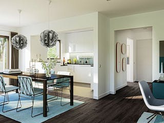 Fertighaus EDITION 123 V4 von Bien-Zenker Schlüsselfertig ab 328777€, Satteldach-Klassiker Innenansicht 1