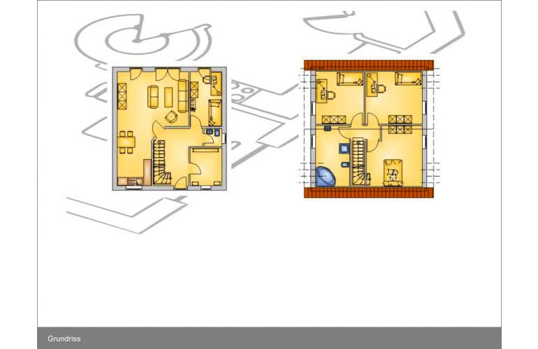 Massivhaus Edition-3 ID-Massivhaus von CASA Haus Ausbauhaus ab 104850€, Grundriss 1