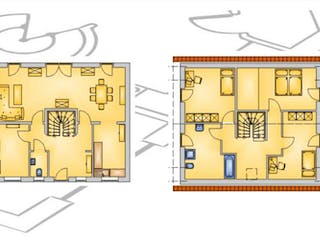 Massivhaus Edition-4 ID-Massivhaus von CASA Haus Ausbauhaus ab 114850€,  Grundriss 1